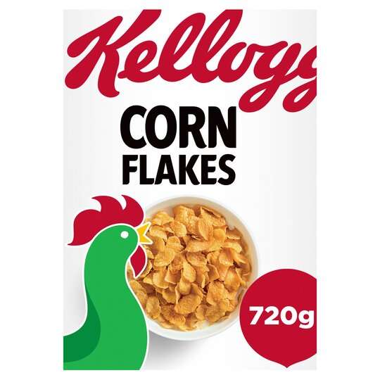Kellogg's Corn Flakes 720G £2.50 Clubcard Price @ Tesco