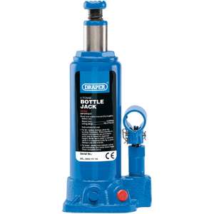 Draper – 13066 – Hydraulic Bottle Jack (4 Tonne) delivered with code sold by DVS Power Tools