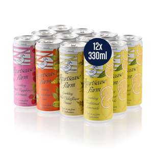Heartsease Farm mixed case - sparkling drinks (12x330ml) Sold by Universal Product Solutions
