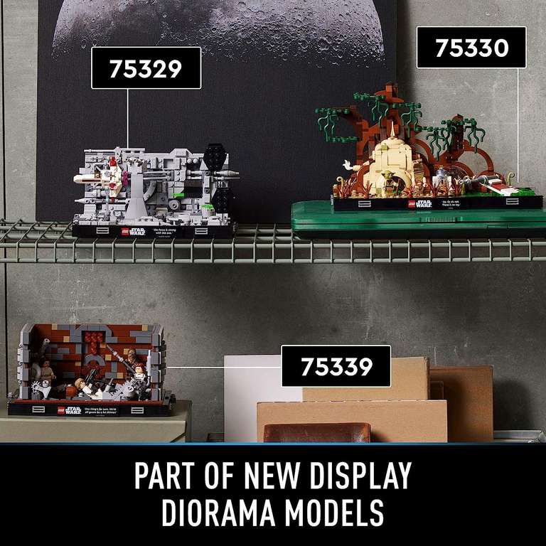 LEGO 75329 Star Wars Death Star Trench Run Diorama w/voucher