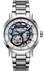 Rotary Watch Greenwich Skeleton With 2 Year Rotary official Guarantee - £211.94 with code @ Watches2U