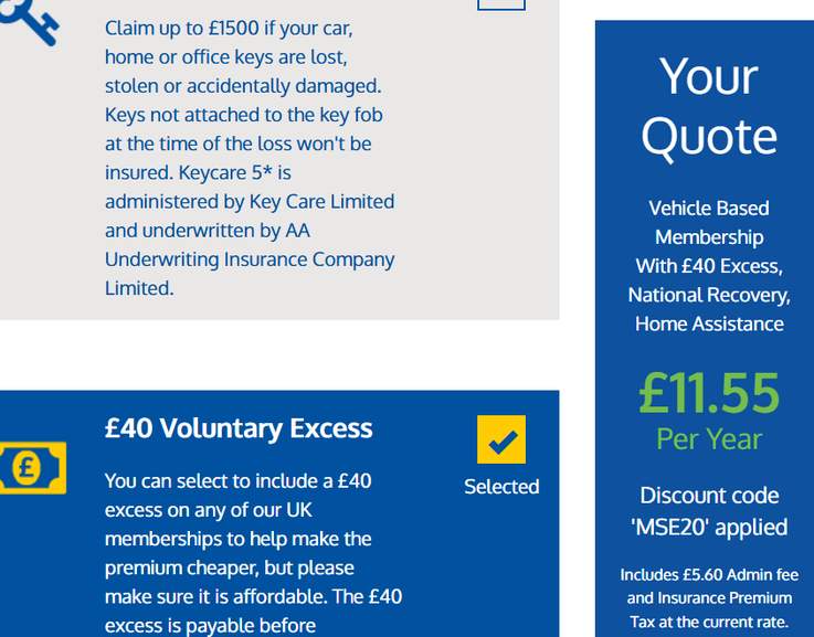Breakdown Cover from £11.55 with No Excess at Rescuemycar.com | hotukdeals