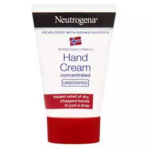 Neutrogena Norwegian Formula Concentrated Unscented Hand Cream 50ml - £1.69 @ Asda