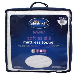 Silentnight Soft As Silk Single Mattress Topper £10 + Free Delivery @ Weeklydeals4less