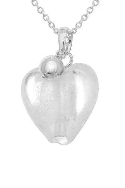 Bibi Bijoux Silver 'Sentiment' Heart Necklace (using code)
