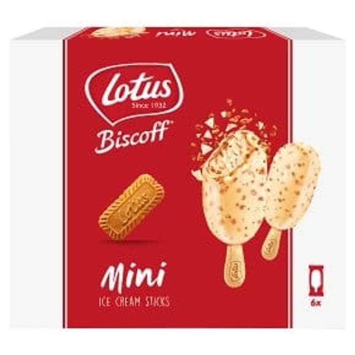 Lotus Biscoff Mini Ice Creams 6x60ml - £2.30 @ Waitrose & Partners