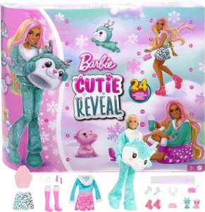 Barbie Cutie Reveal Advent Calendar with Doll & 24 Unboxing Surprises