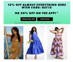 Get Extra 20% off the App Extra 15% off website with Codes Minimum Spend £20 @ ASOS