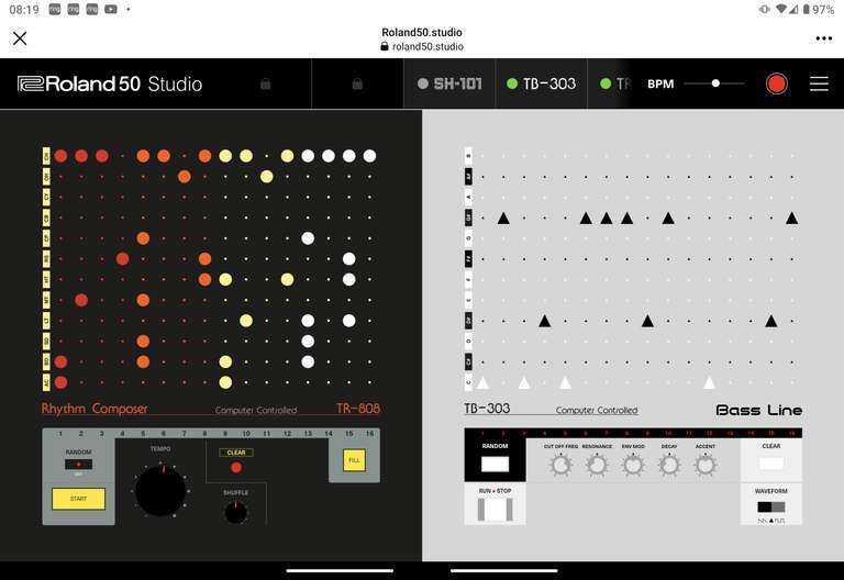 Free online sequencer and instruments NEW INSTRUMENT SP-404!!! @ Roland 50 Studio