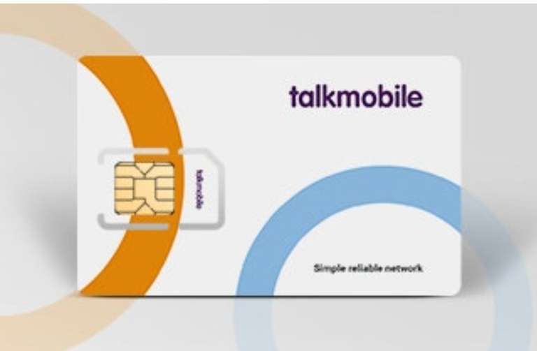 Talkmobile 5G Sim - 30 days contract, 40GB Data, Unlimited Mins/Txt, EU roaming - £4.98 per month for 3 months @ MSM / Talkmobile