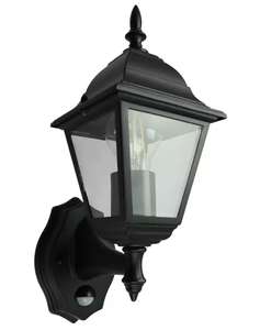 Classic 4 Panel PIR Lantern - Black - £20 (Free Collection) @ Argos