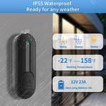 Wireless Doorbell, IP65 Waterproof -1000ft Range, 55 Chimes, LED Indicator - Sold by Osmanthus fragrans Co., Ltd / FBA (with voucher)
