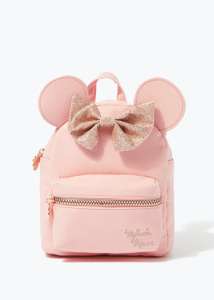 Kids Pink Disney Minnie Mouse Backpack - £8.00 + Free Click and Collect @ Matalan