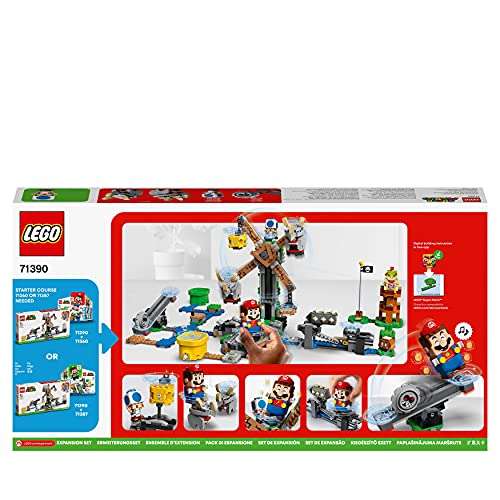 LEGO Super Mario 71390 Reznor Knockdown Expansion Set £24.99 @ Amazon