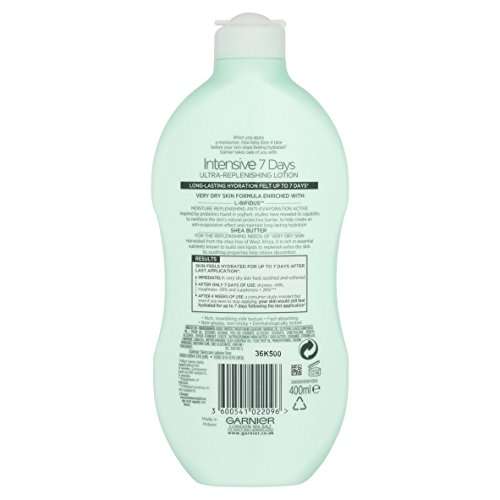 Garnier Intensive 7 Days Shea Butter Body Lotion Dry Skin, with glycerin - 400 ml - £2.50 or as low as £1.99 with S&S @ Amazon