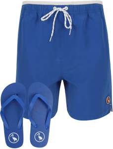 Swim Shorts + Flip Flops in Blue For £8.99 with Code (+ £2.80 Delivery/ Free if you spend £40) @ Tokyo Laundry