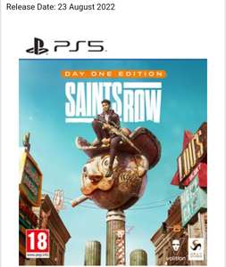 Saints Row Day One Edition (PS5,PS4 & Xbox) PRE ORDER - £43.85 @ Base