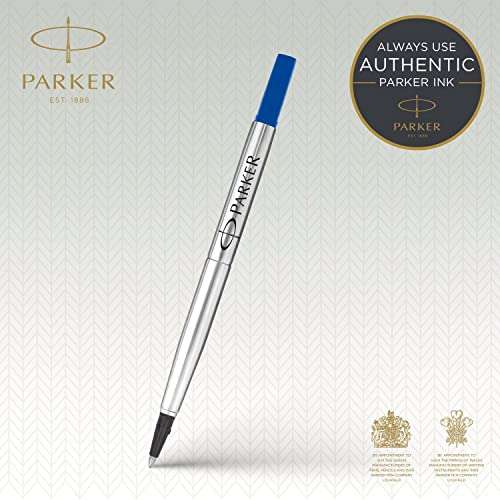 Parker Rollerball Pen Refills | Medium Point | Blue QUINK Ink | 2 Count £4.38 (Subscribe & Save £4.16) @ Amazon