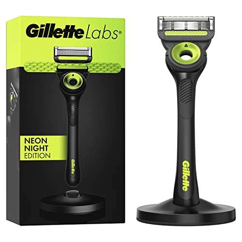 Gillette Labs with Exfoliating Bar Razor, 1 Handle - 1 Blade, Includes Premium Magnetic Stand £10 @ Amazon