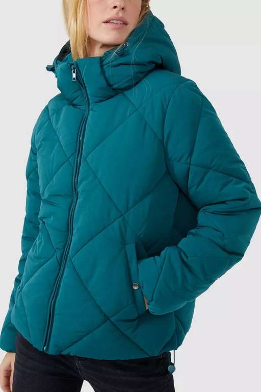 Mantaray Diamond Quilted Puffer With Fleece Lined Hood - £18.63 With Code + Free Shipping With Code - @ Debenhams