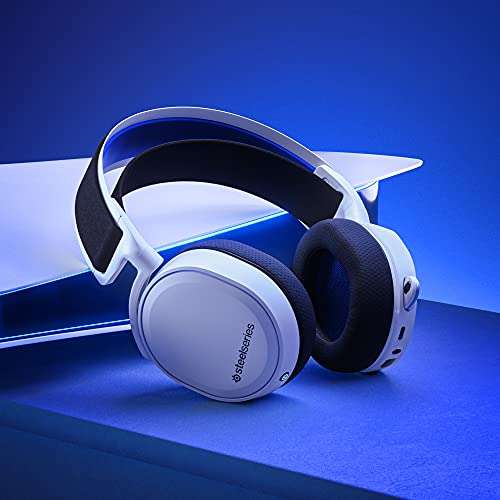 SteelSeries Arctis 7P+ Wireless Gaming Headset 2.4 GHz 30h Battery Life - For PS5, PS4, PC, Mac, Android, Switch - White £104.99 Amazon