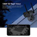 ieGeek Security Camera Outdoor with 25m Night Vision,4dBi Antenna Wireless WiFi Wired 1080P £28.79 @ Amazon Sold by ieGeek Security Store