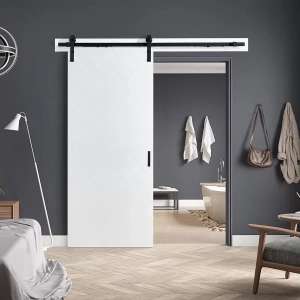 Ove Decors Odyssey Sliding Interior Barn Door in White Textured Wood, Carbon Grey Wood - £99.99 delivered (membership required) @ Costco