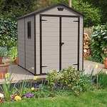 Keter 230256 Manor Outdoor Garden Storage Shed, Beige, 6 x 8 ft - £469.99 @ Amazon