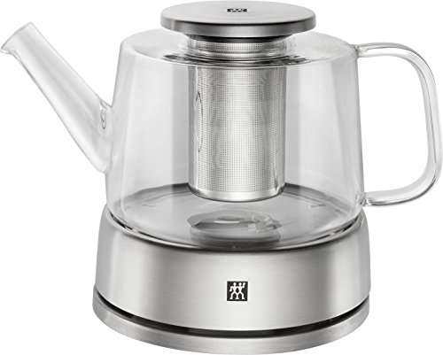 Zwilling 39500-142 Sorrento Tea and Coffee Pot – 800ml Capacity Glass, Narrow-Meshed Tea Strainer Dispatched and Sold by homeofbrands