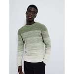 Green Ombre Knitted Crew Neck Jumper | £7.2 with 10% George rewards - Free C&C