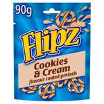 Flipz Cookies and Cream Flavour Coated Pretzels 2 for £1 instore @ Farmfoods (Ilford)