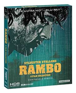 Rambo - 3 Film Collection 4K Ultra-HD (3 Bd 4K Ultra-HD + 3 Bd Hd) + Slipcase (6 Blu Ray) £26.06 @ Amazon Italy