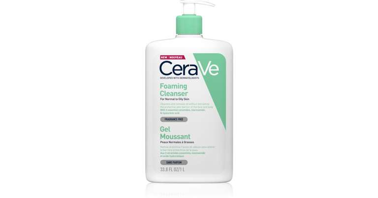 CeraVe Cleansers purifying foam gel for normal to oily skin 1L