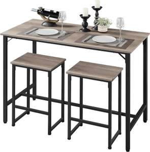 Yaheetech Dining Table Set with 2 chairs w / voucher @ Yaheetech UK / FBA