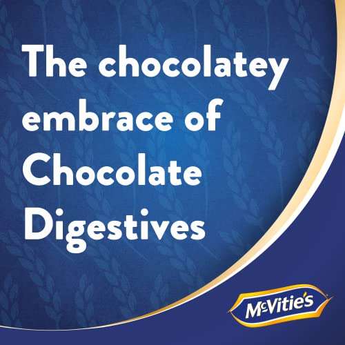 McVitie's Digestives Milk Chocolate Biscuits Twin Pack 2 x 266g, 532g, Chocolate Biscuits