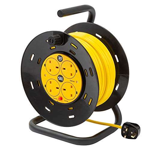 Extension Lead 30m Heavy Duty Cable Reel - £32.29 sold by Electrolumen @ Amazon