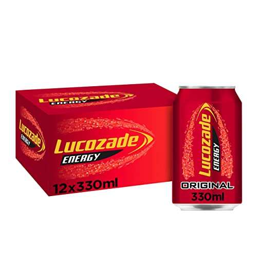 Lucozade Energy Original 12x330ml £5 @ Amazon (£4.25/£4.50 subscribe and save)