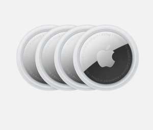 New Genuine Original Apple AirTag Bluetooth Tracker Item Key Finder - 4 Pack with code sold by dealerz.limited