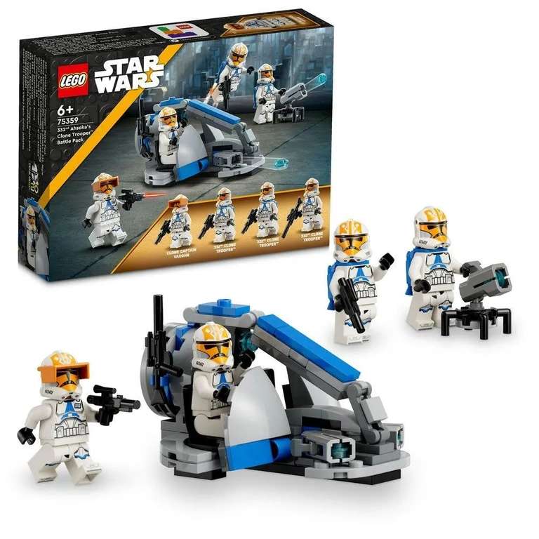 2 for £30- LEGO Star Wars 332nd Ahsoka Clone Trooper Battle Pack 75359 - Free C&C