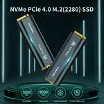 1TB PCIe 4.0 NVMe SSD M.2 2280 Internal SSD - with Heatsink, Up to 5000MB/s, £39.59 with voucher Sold by LDCEMS & Fulfilled by Amazon