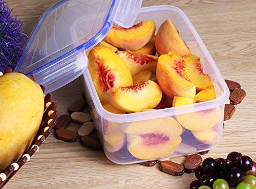 KICHLY Plastic Airtight Food Storage Containers - BPA FREE - 9 Containers + Lids) - £12.74 Sold by Utopia Deals Europe @ Amazon