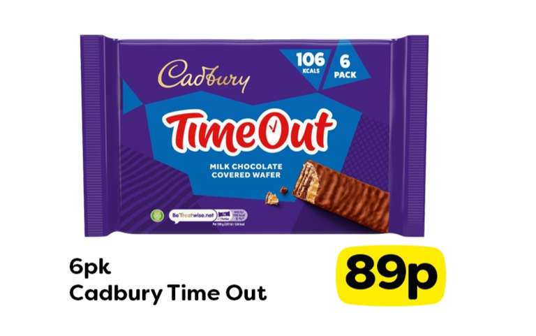 Cadburys Time Out Original 6pk