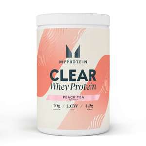 20 Serving Size Clear Whey For First 5000 Customers @ Thursday 8pm Via App