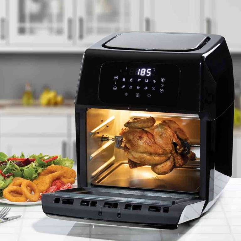 Daewoo 12L Airfryer Rotisserie plus 2x reusable liners - with code