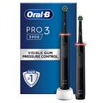 Oral-B Pro 3 2x Electric Toothbrushes with Smart Pressure Sensor, Gifts For Women / Men 3900 - £66.68 @ Amazon