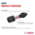 Bosch Professional 8pcs. Screwdriver Bit Set (Impact Control, PZ/PH Bits, Length 50mm, Universal Holder, Accessory Impact Drill)