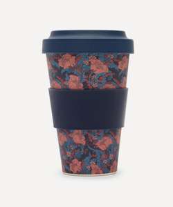 June Print Bamboo Coffee Cup £5 (£4.50 delivery) free PP if spend over £45 at Liberty London