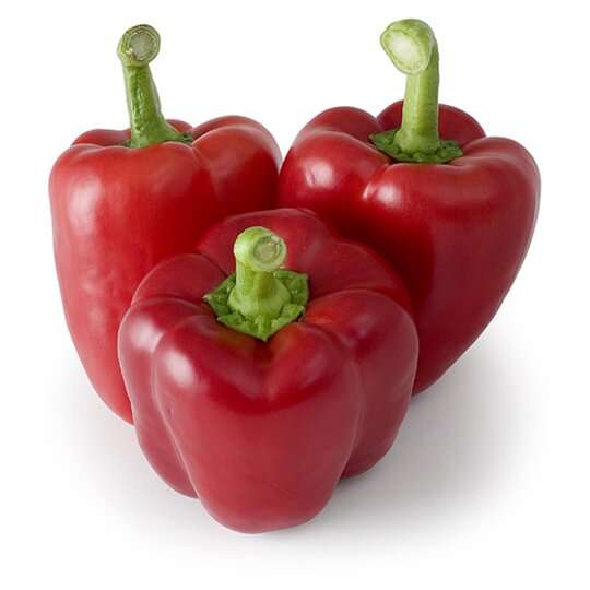Red Peppers Each Class 1 - 45p Clubcard Price @ Tesco