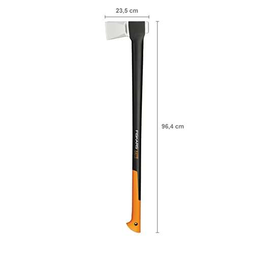 Fiskars Splitting Axe XXL X27,2.7 kg, Storage and Carrying Case Included, Length: 96 cm