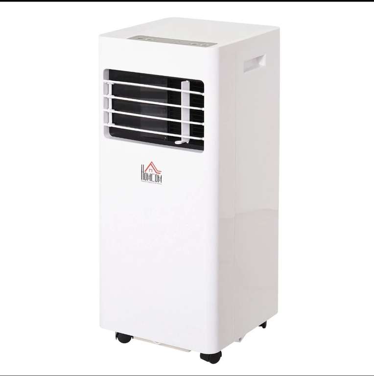 HOMCOM Mobile Air Conditioner White W/ Remote Control Cooling Dehumidifying Ventilating - 765W £181.04 when ordering via app @ Aosom